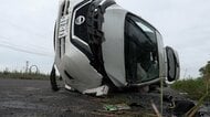 車が横転し大破…運転の23歳男性死亡　車に残された“黒い毛”はクマと衝突か　現場は野生動物の目撃情報多数　北海道・根室市