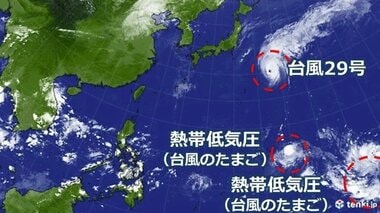 【台風情報】2つの「台風のたまご」熱帯低気圧が発生　日本のはるか南の海上　今後の動向…