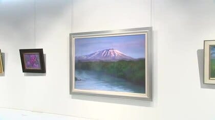 岩手の自然を描いた油絵30点を展示　盛岡市在住の画家・村上紘一さんの作品展　盛岡市の百貨店で開催