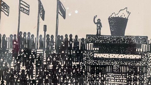 マジック1本で“ペン画”を仕上げた「放浪の天才画家」山下清　作品は貼絵だけではなかった…油性マジックを使ってドットでグラデーションを表現