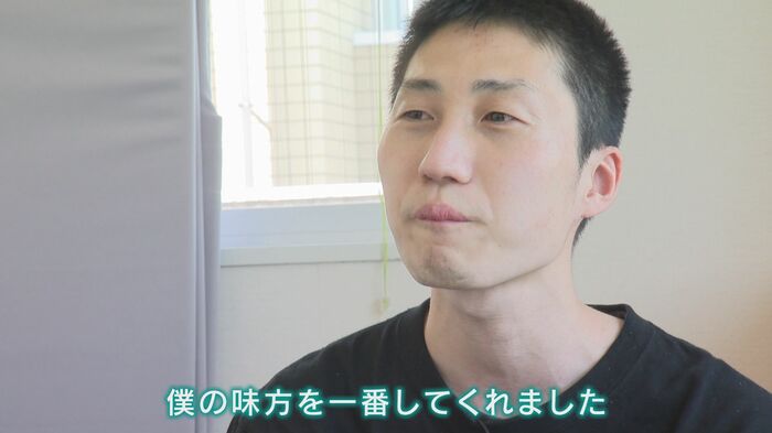 母への思いを語る天翔さん