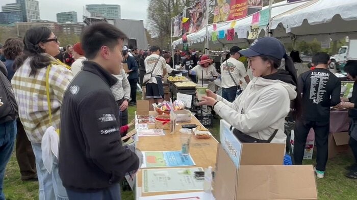 アメリカ・ボストンでの甘酒販売の様子（画像提供：加藤瞳さん）
