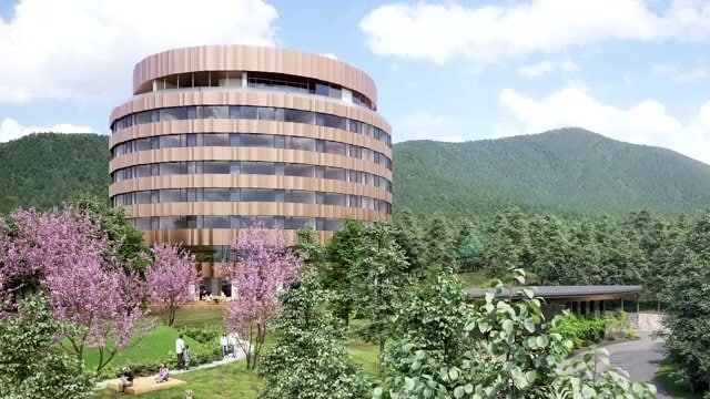星野リゾートが建設中のリゾートホテル（完成イメージ）