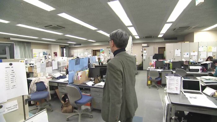 「しんぶん赤旗」の編集局を取材した