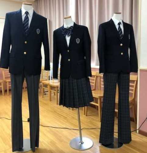 渋谷区では3種類の制服から選択できる