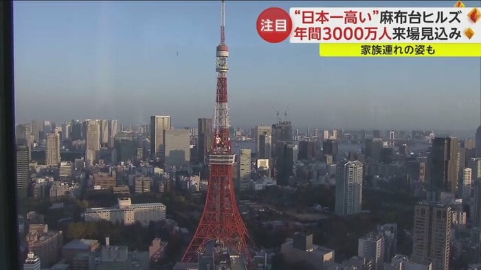 東京タワーもこんなに近くに見える