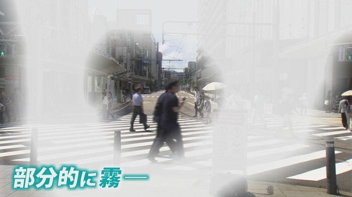 緑内障の視野（イメージ）