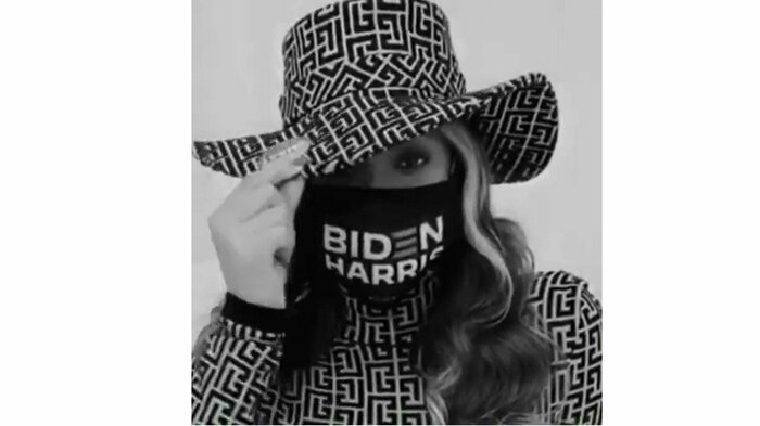 ビヨンセさんは2020年の大統領選挙でバイデン氏の支持を表明(インスタグラムより)
