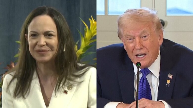 「賞は譲渡できない」ノーベル研究所が声明　平和賞のマチャド氏“トランプ大統領に賞譲りたい”と発言｜FNNプライムオンライン