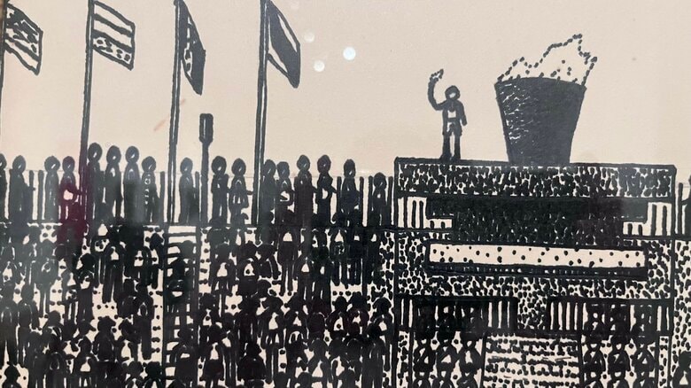 マジック1本で“ペン画”を仕上げた「放浪の天才画家」山下清　作品は貼絵だけではなかった…油性マジックを使ってドットでグラデーションを表現｜FNNプライムオンライン