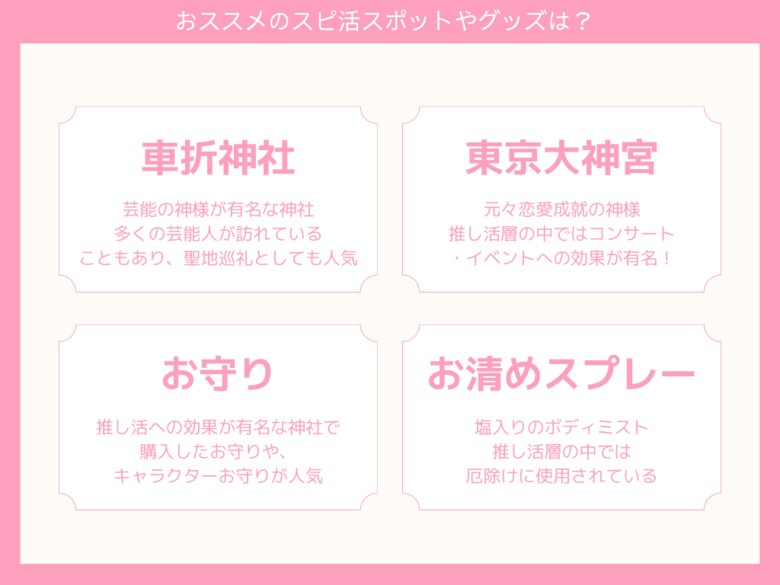 【推し活最新トレンド】Oshicocoが「推し活×スピ活」に関する調査を実施!