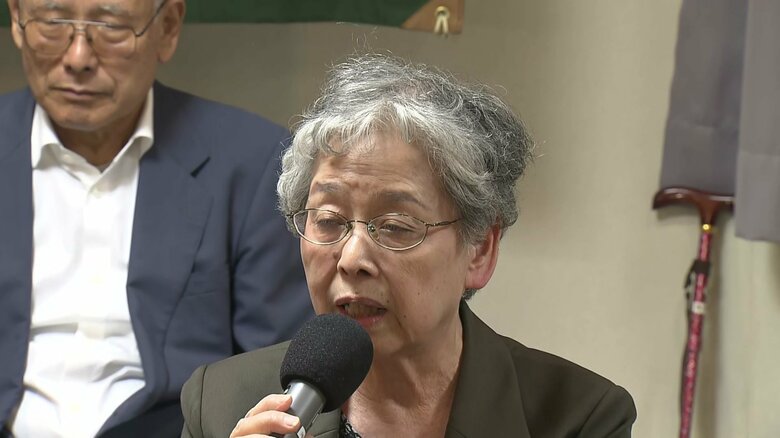 長崎被災協　横山照子副会長
