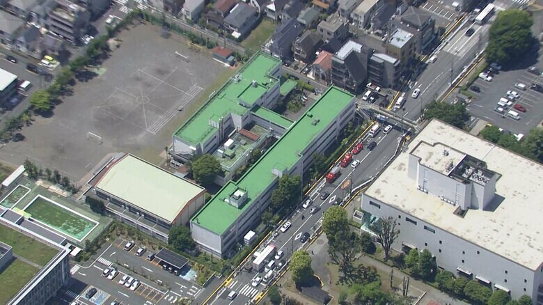 事件が起きた東京都の立川市立第三小学校