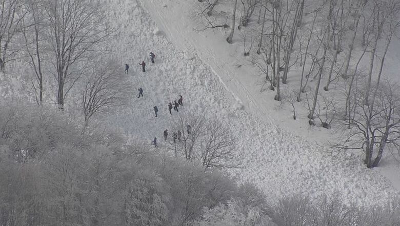 斑尾高原スキー場で起きた雪崩