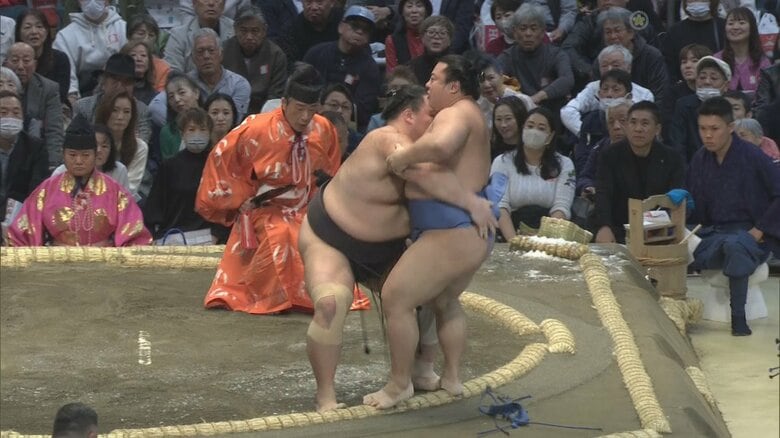 10日の取組（日本相撲協会提供）