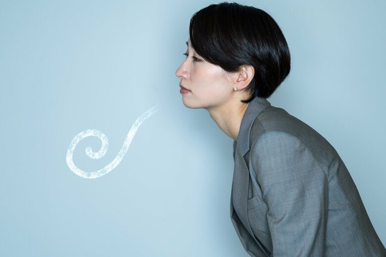 イメージ（ため息）