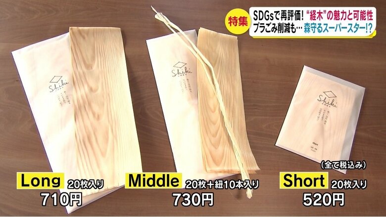 経木の製品