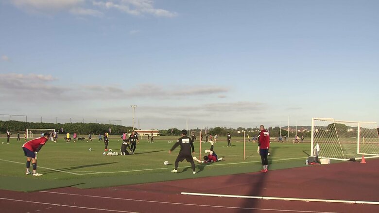 沖縄キャンプスタート