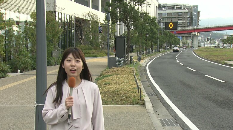 運転中の目線の先にも♢マークを電光掲示板で表示