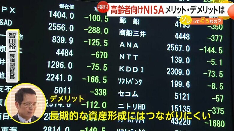 「長期的な資産形成にはつながりにくい」と話す智田裕一解説副委員長