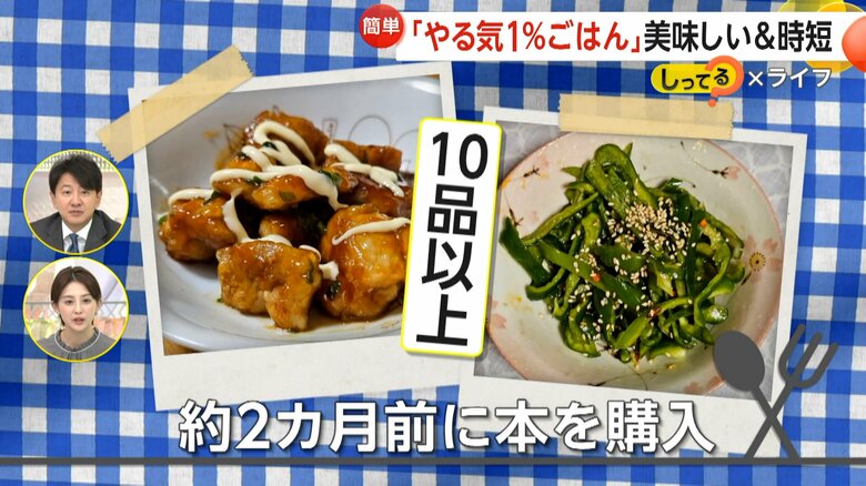 2カ月ほど前に本を購入し、これまで10種類以上を作ったという主婦の鈴木さん