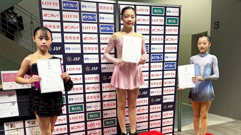 ノービスA女子表彰台（中四国九州選手権）