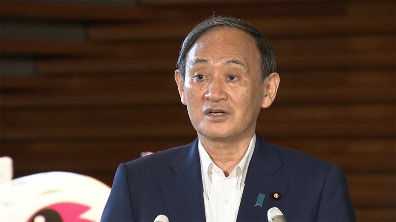 都内の感染者が5000人を超えた際「必要な医療体制は確保している」とコメントする菅首相