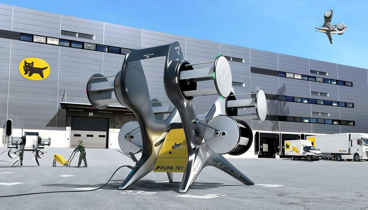 普通のプロペラも翼もない“貨物ドローン”が配達!? ヤマトが研究成果を