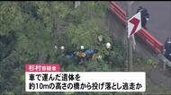 高さ10メートルの橋から”母親”を投げ落としたか…当別町の山林に死体を遺棄した疑い 42歳男を送検