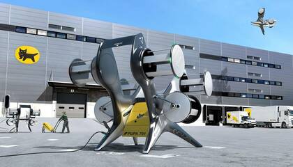 普通のプロペラも翼もない“貨物ドローン”が配達!? ヤマトが研究成果を公表…画期的なフォルムの理由を聞いた