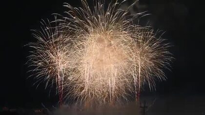 県内最大級…夜空彩る約８２００発の花火　津山の夏イベント「津山納涼ごんごまつり」花火大会【岡山】