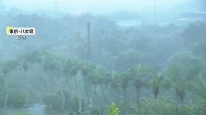5日間で2度目　台風23号が八丈島を直撃…2220軒が停電　断水で大浴場“無料開放”ホテルも