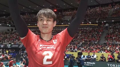 【小野寺太志・スロベニア戦後インタビュー】（まさかのワンハンドトス）いや～僕もビックリしました～【パリ五輪予選/W杯バレー】