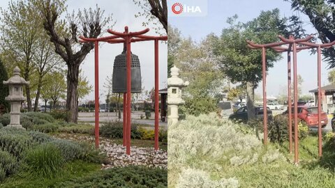 富山・砺波市との友好の象徴「平和の鐘」盗難　重さ87キロの鐘を約8万円で売却か
