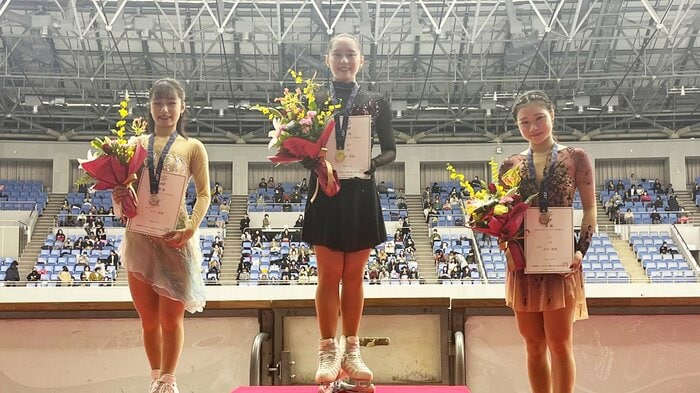 女子シニア表彰台(西日本選手権)