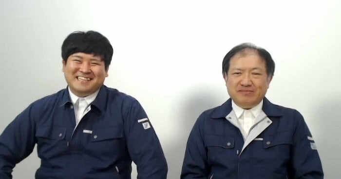 セイコーエプソンMS営業部・松下翼さん(左)久保孝弘さん(右)