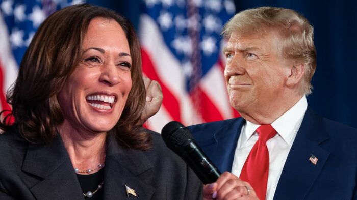 ハリス氏とトランプ氏