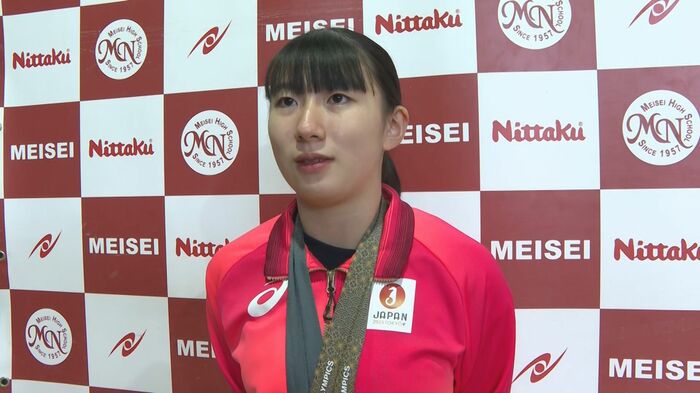 次の目標をかたる山田選手