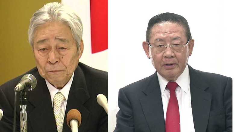 青木幹雄氏と山崎拓氏