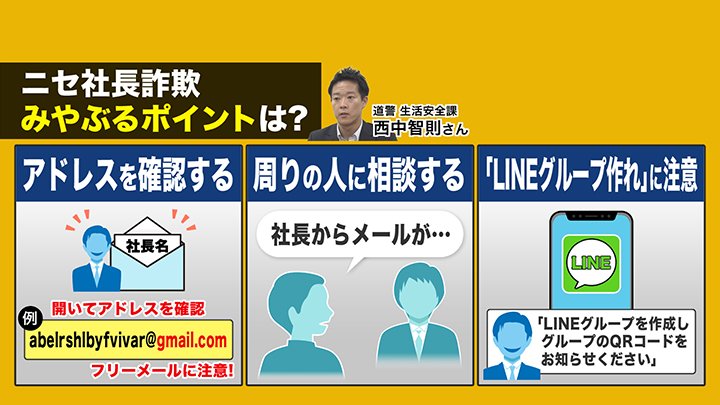 ニセ社長の詐欺をみやぶるためのポイント