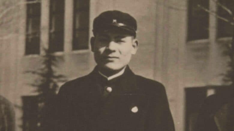 慶応大学に進学した良司（上原幸一氏所蔵）