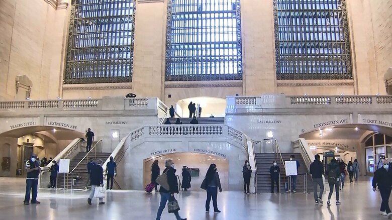 やっと利用客が戻ってきたNYのグランドセントラル駅