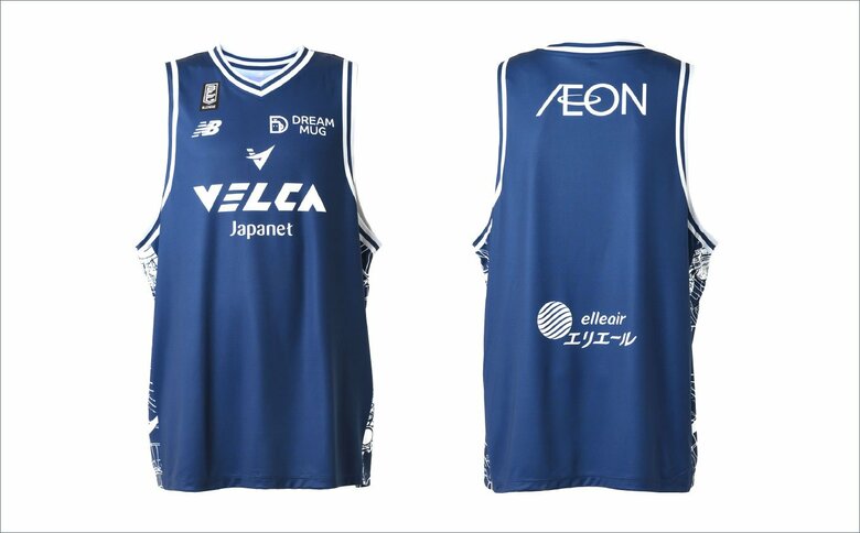 長崎ヴェルカの公式ユニホームを提供