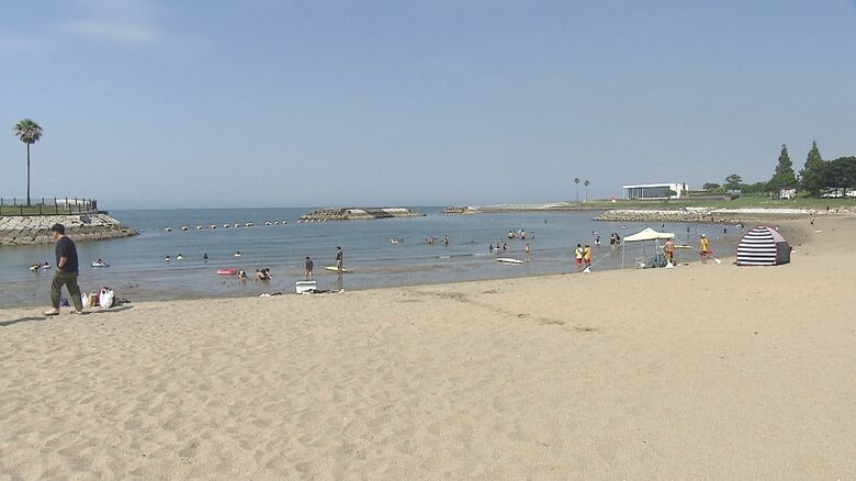 大分市の田ノ浦ビーチ