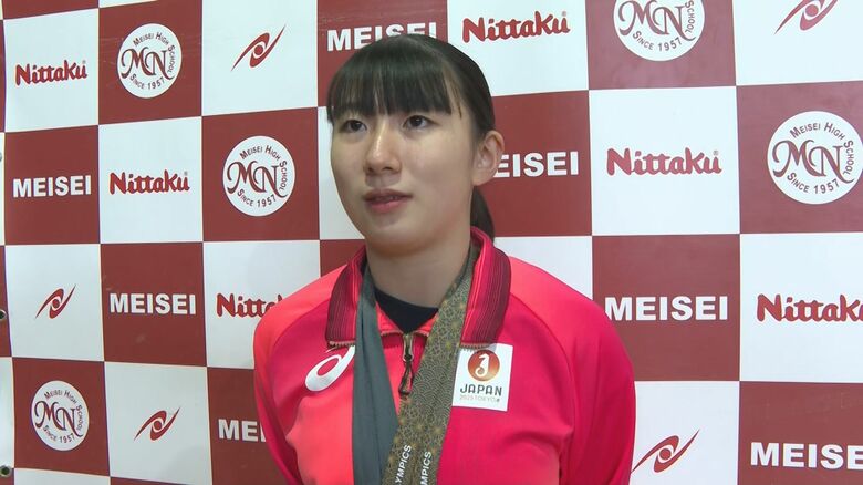 次の目標をかたる山田選手