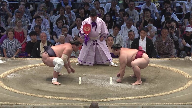 14日目。優勝に王手の横綱・照ノ富士と対戦