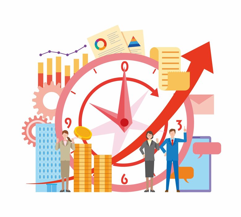 ・時短節約（じたんせつやく・時間節約） 「タイパ。若者世代は動画を倍速で見るなど時間短縮を行っている」