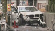 歩道を暴走する高級外車 なぎ倒される自販機 “朝の環七”で飲酒運転の恐怖 東京・杉並区