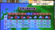 台風15号関東に上陸の見込み　県内12日は午後にわか雨のところも【佐賀県】