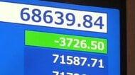 26日日経平均株価 史上3番目の下げ幅　前日の大幅上げ一転3000円超安